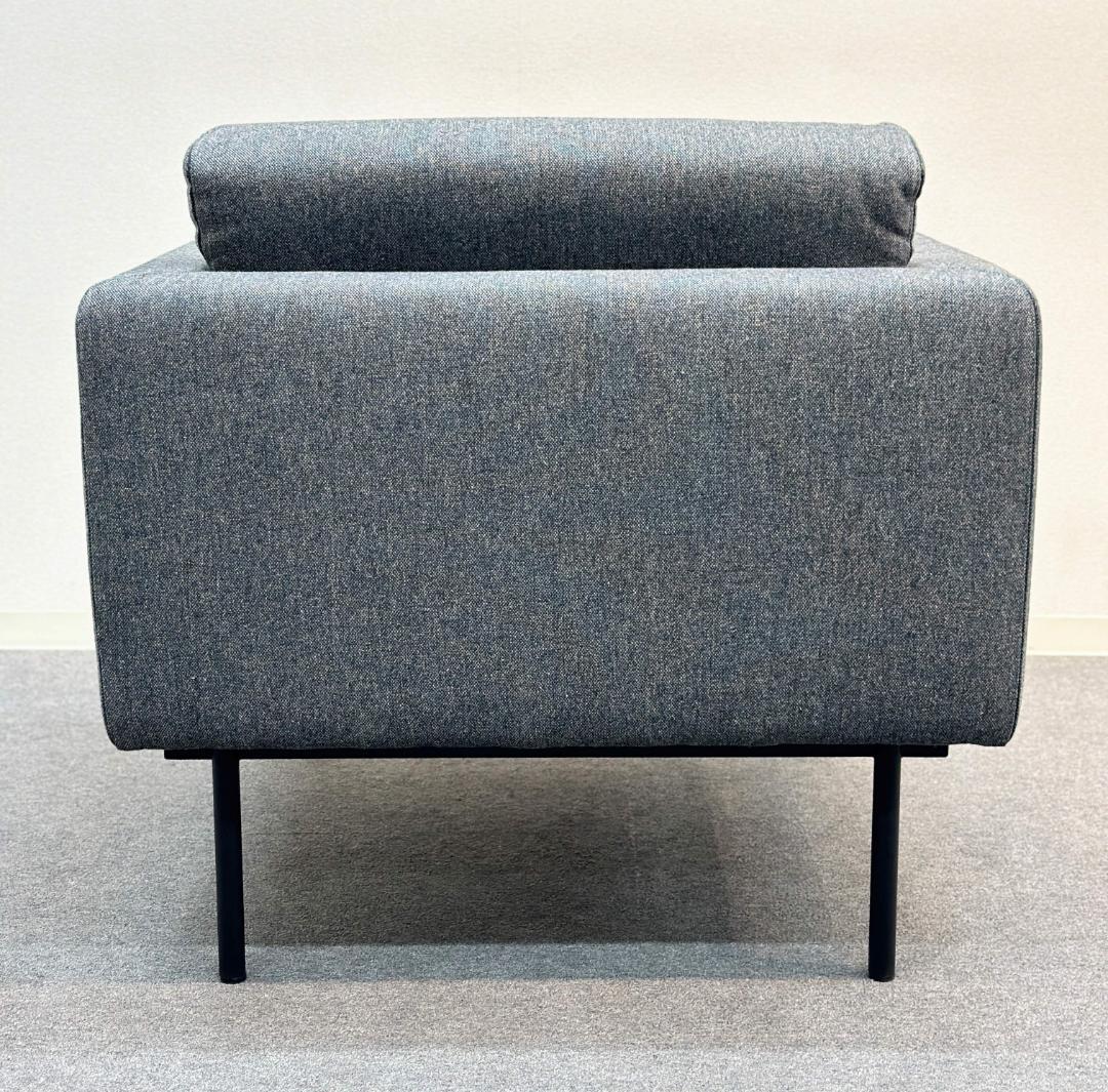 アンドリューワールド■エレメント　ラウンジ チェア　チャコールグレー　1Pソファ