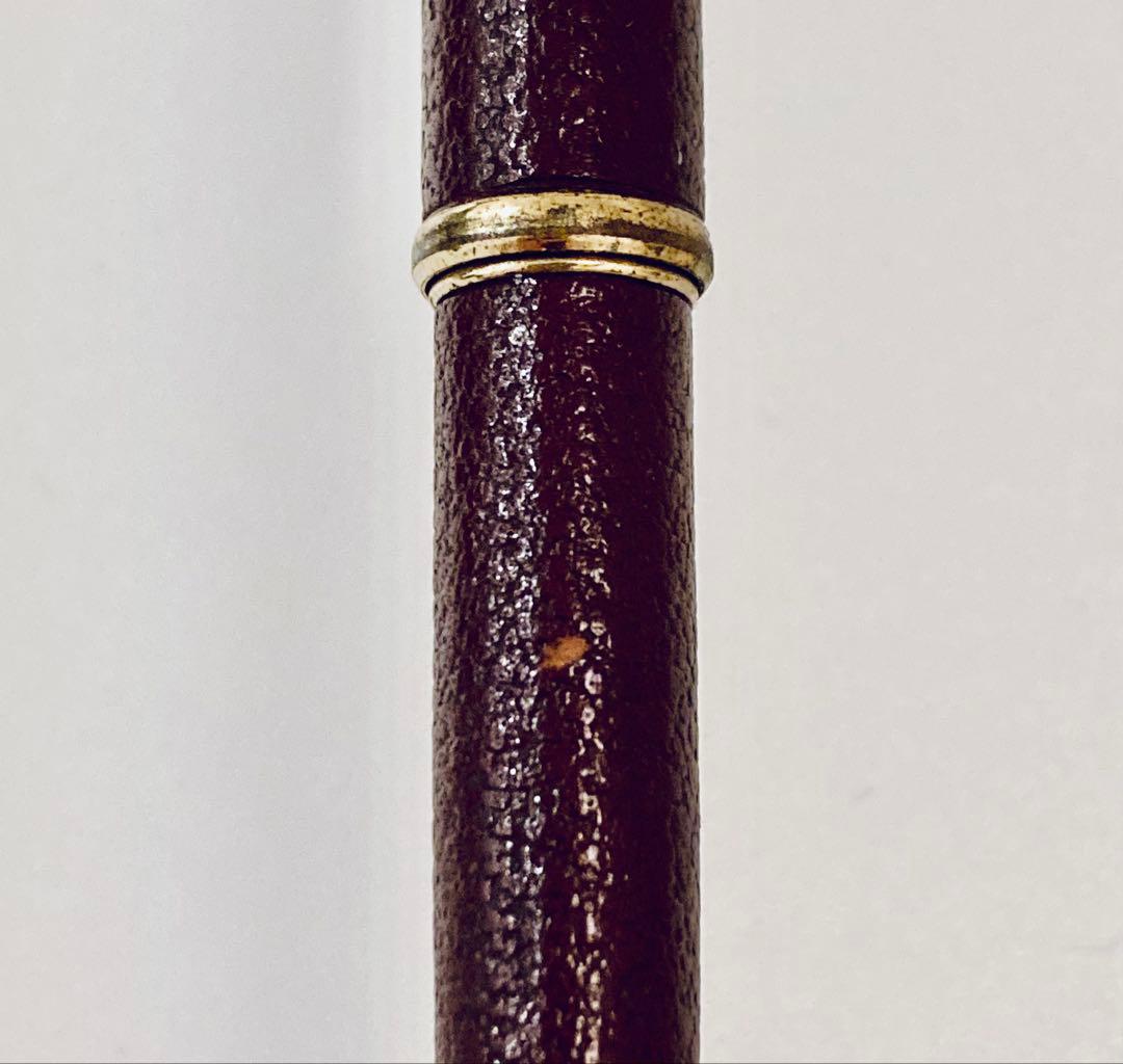 ペン先14K◆プラチナ シープ羊革 革巻き万年筆 Platinum 14金 本革