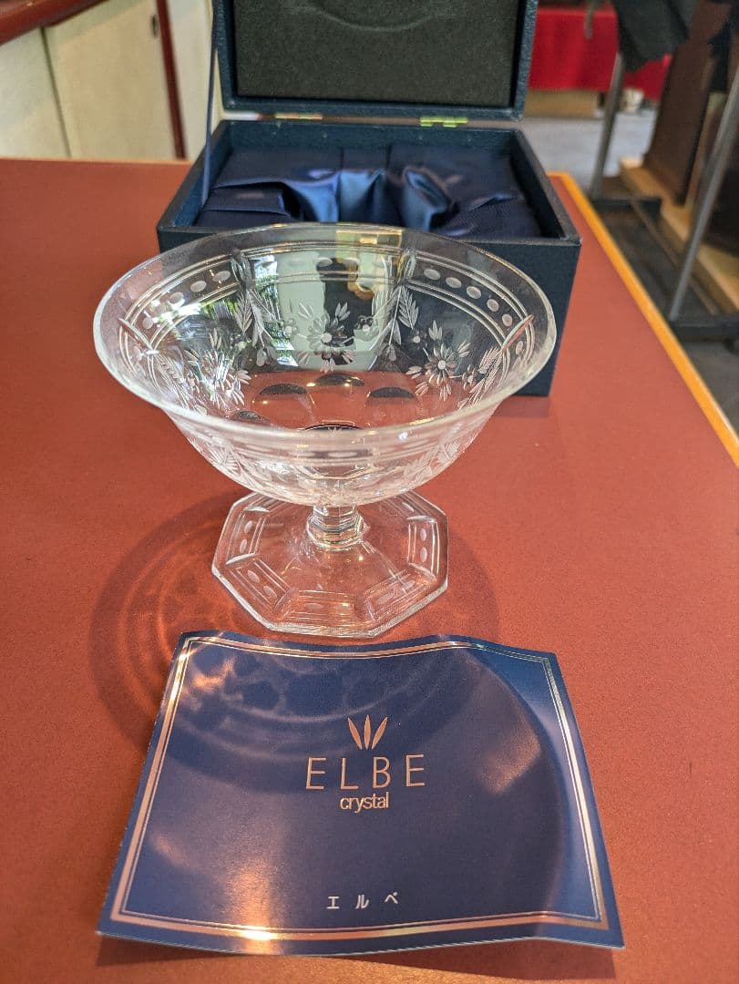 未使用保管品！ELBE クリスタルガラスボウル 5個セット