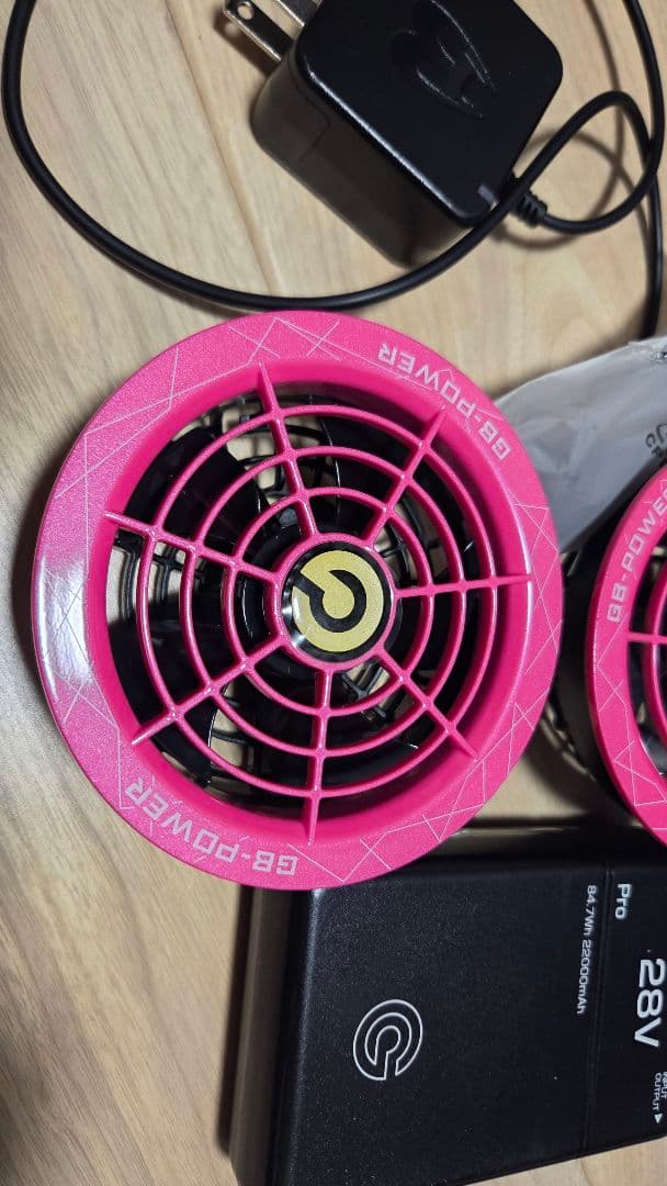 【最安値】空調服GB-POWER 長信ジャパン バッテリー28V ファン2セット