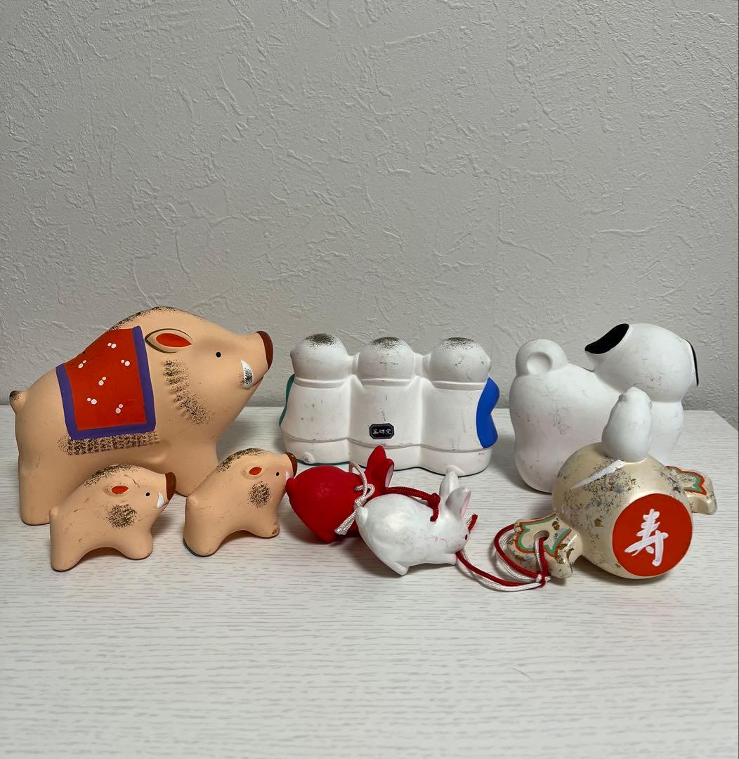 『干支飾り』子☆丑☆寅☆卯☆辰☆巳☆午☆未☆申☆酉☆戌☆亥 12支全てあります！