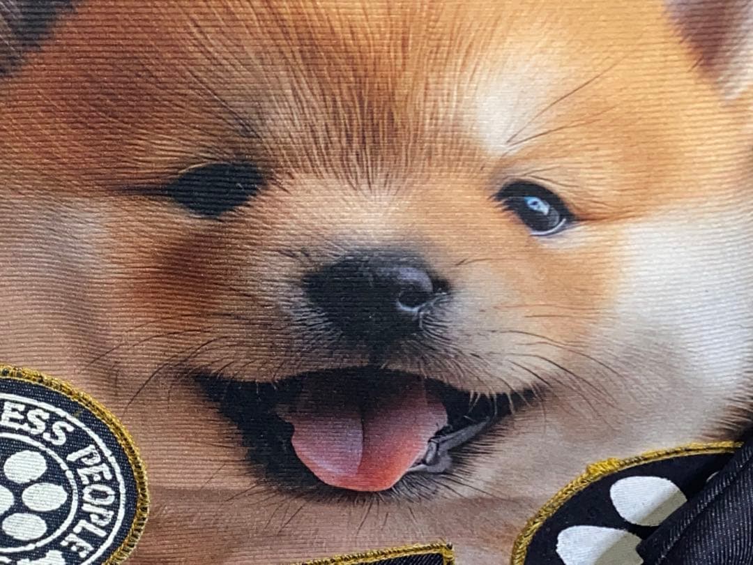 ☆ハンドメイド☆岡山デニム☆子犬☆柴犬☆4wayボストンバッグ