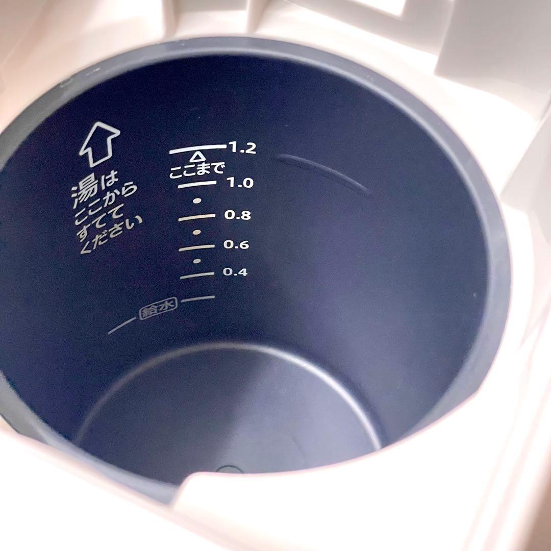 美品　ZOJIRUSHI 象印 STAN. 電動ポット CP-CA12 ホワイト