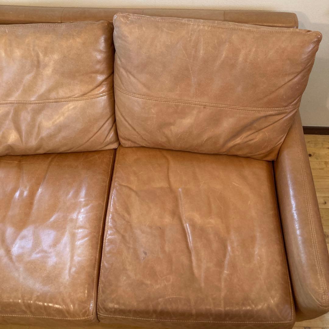 ウニコ unico ヴィント VINT レザー 3Pソファ