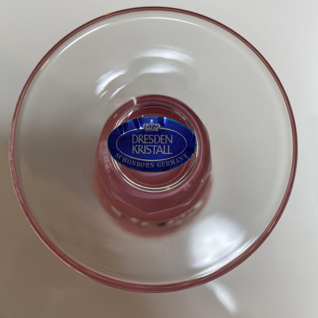 株式会社皓元国際商社様DRESDEN KRISTALL ピンク ガラス フラワー