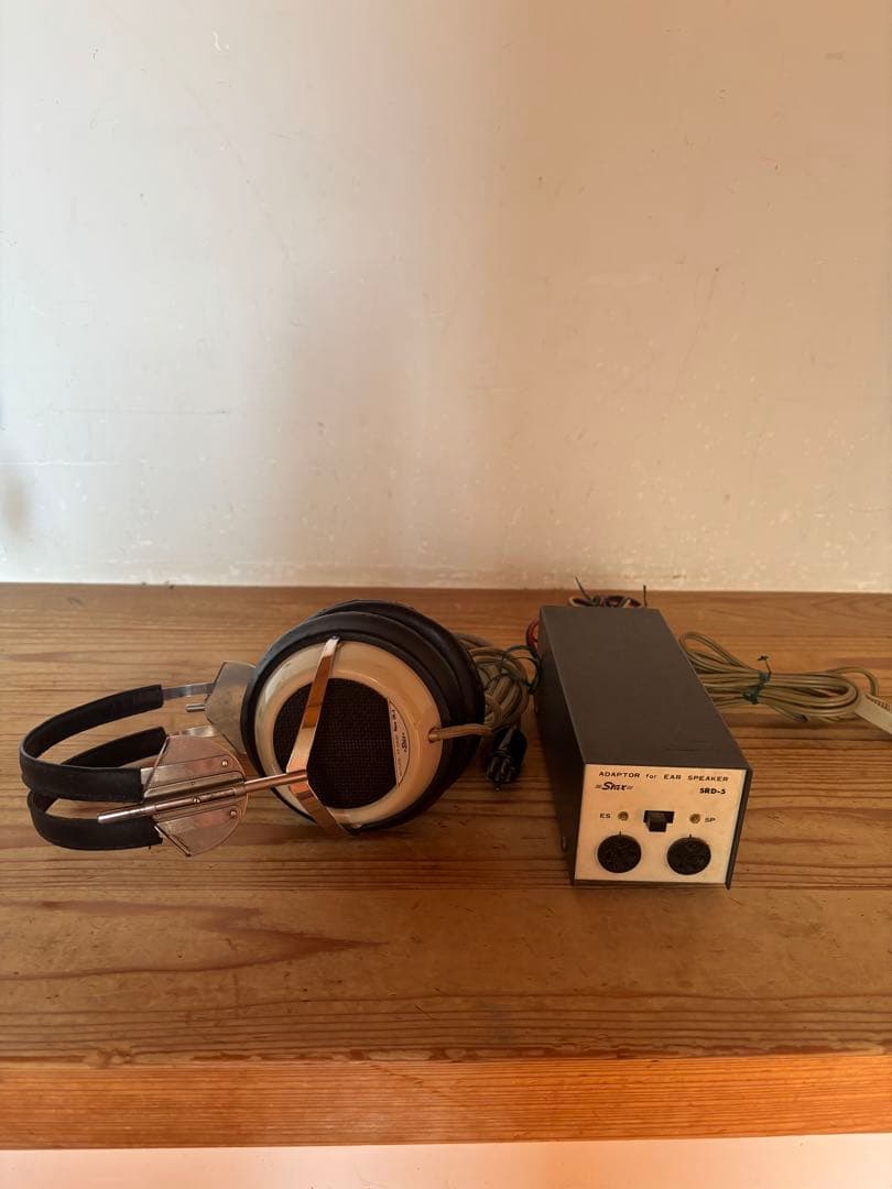 ビィンテージ　イヤースピーカー Stax New SRー3、SRDー5