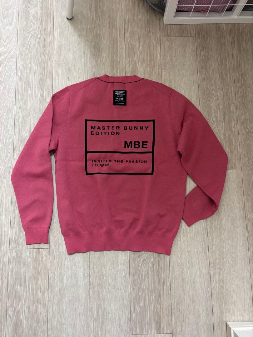 新品☆MASTER BUNNY EDITION ピンクセーター L