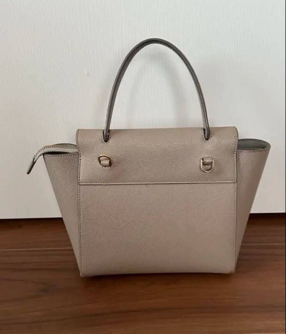 CELINE セリーヌ ベルトバッグ ナノ ライトトープ