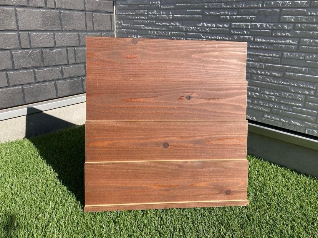 サイズオーダー　マルチ　ラック　スタンド　什器　ディスプレイ　木目綺麗　簡単設営