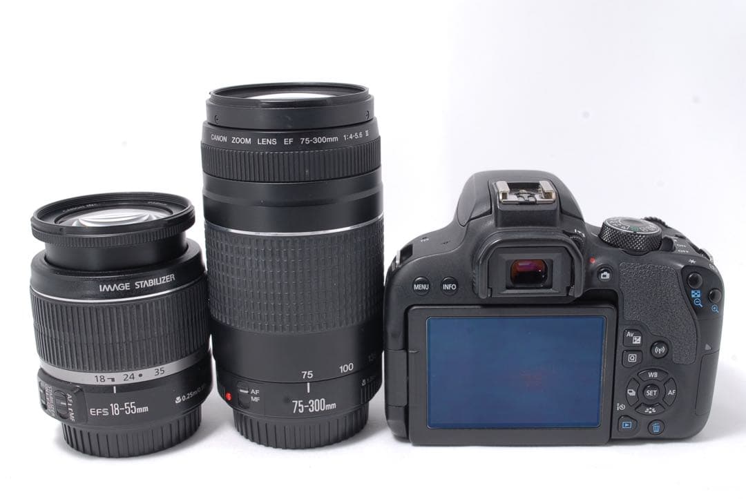 学校行事やスポーツ撮影にも✨超望遠付Canon Kiss X9i✨Wレンズセット