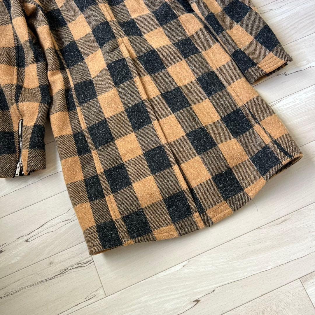 Moonage Devilment ウール ダッフルコート サイズ46 チェック