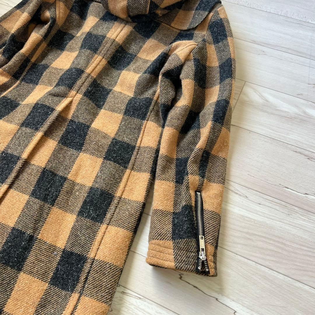 Moonage Devilment ウール ダッフルコート サイズ46 チェック