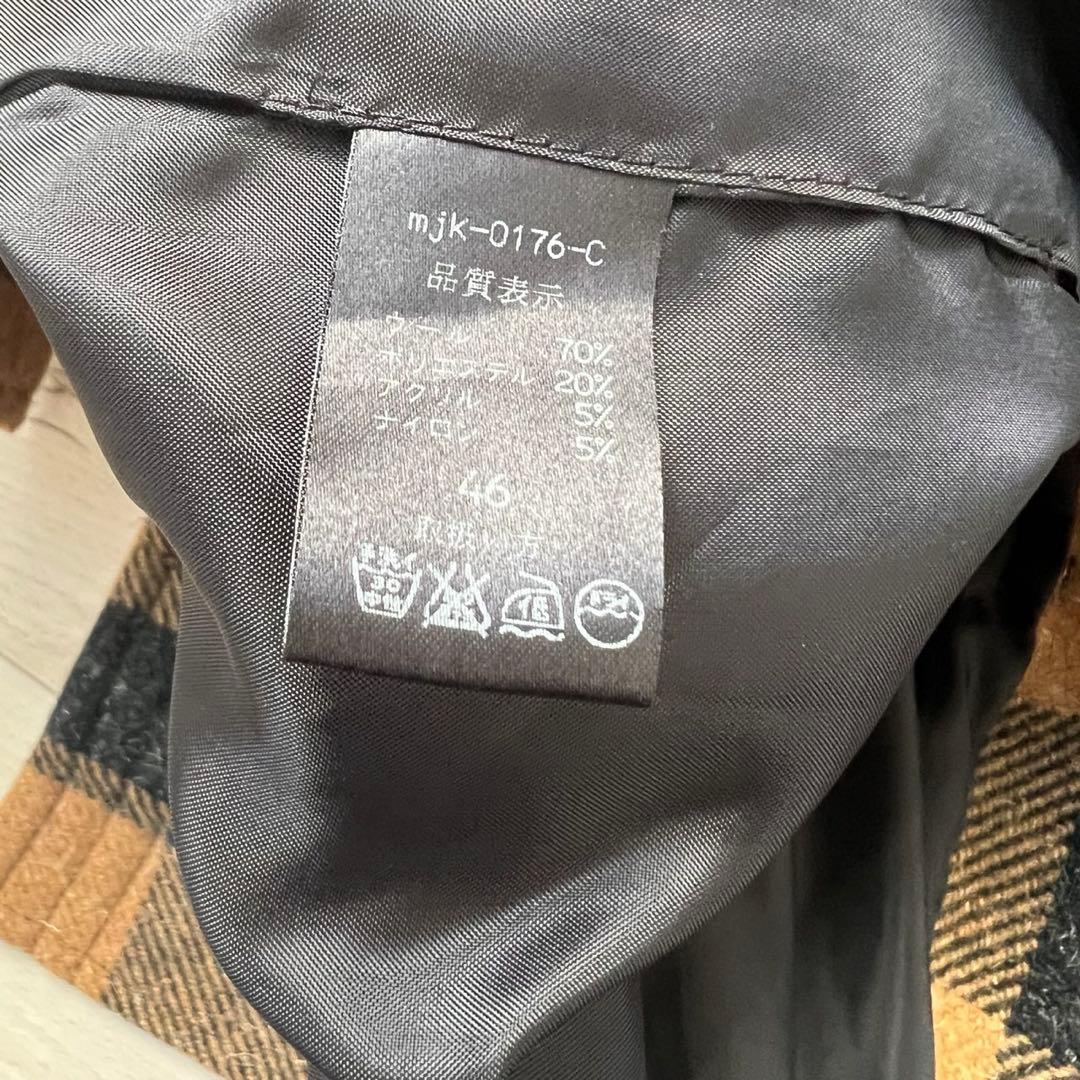 Moonage Devilment ウール ダッフルコート サイズ46 チェック