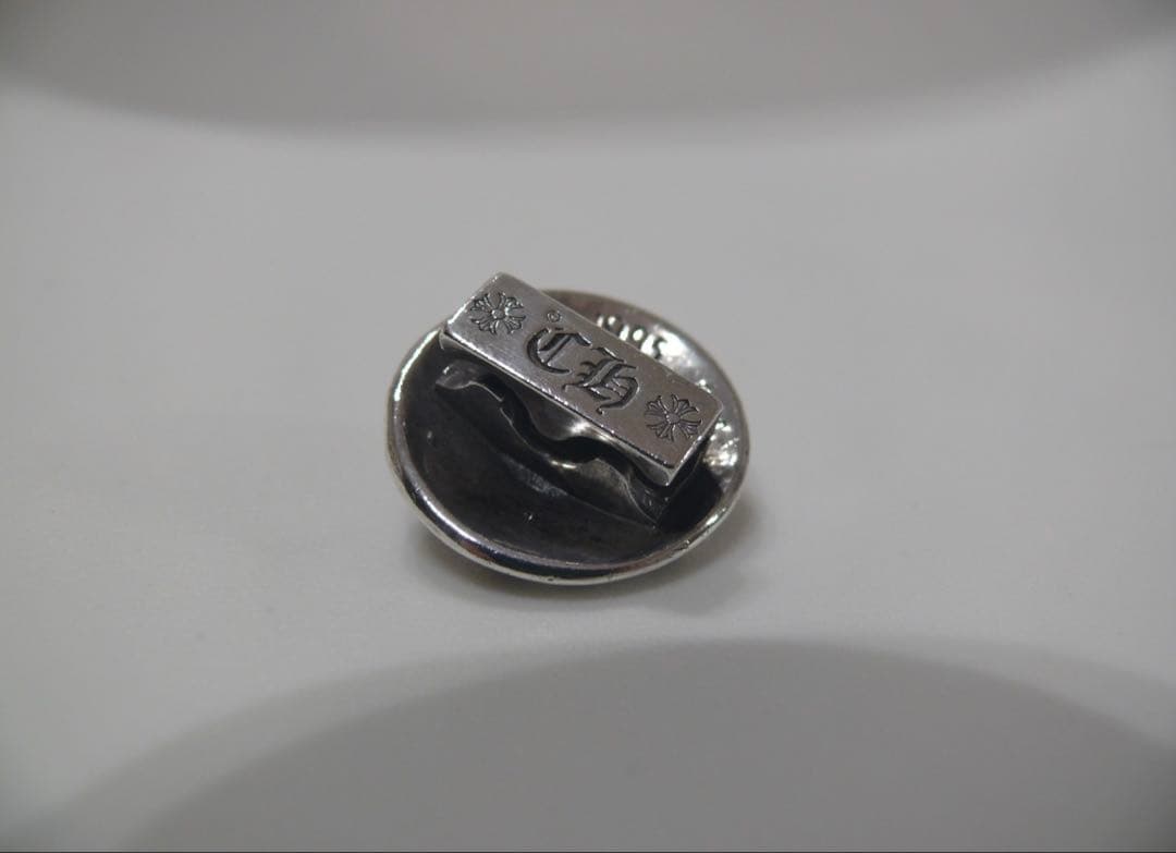 CHROME HEARTSクロムハーツ クロスボールボタンヘアゴム シルバー