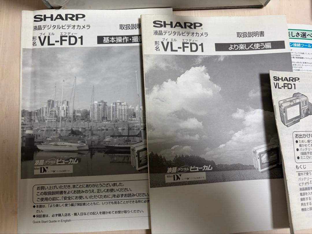 【箱説付き】SHARP VL-FD1 デジタルビューカム 電源確認済み