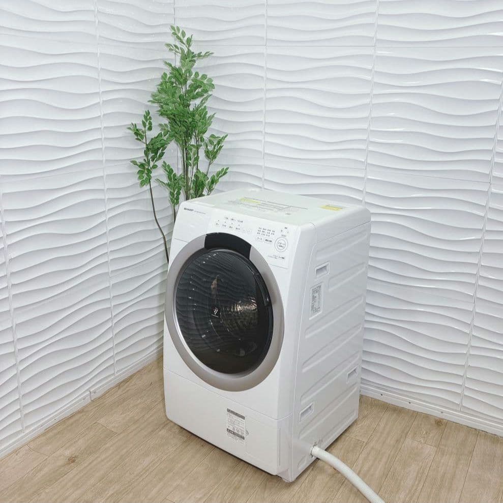 大阪府神戸市配達料無料！動作保証5ヶ月◇2023年◇SHARP◇ドラム式洗濯機◇