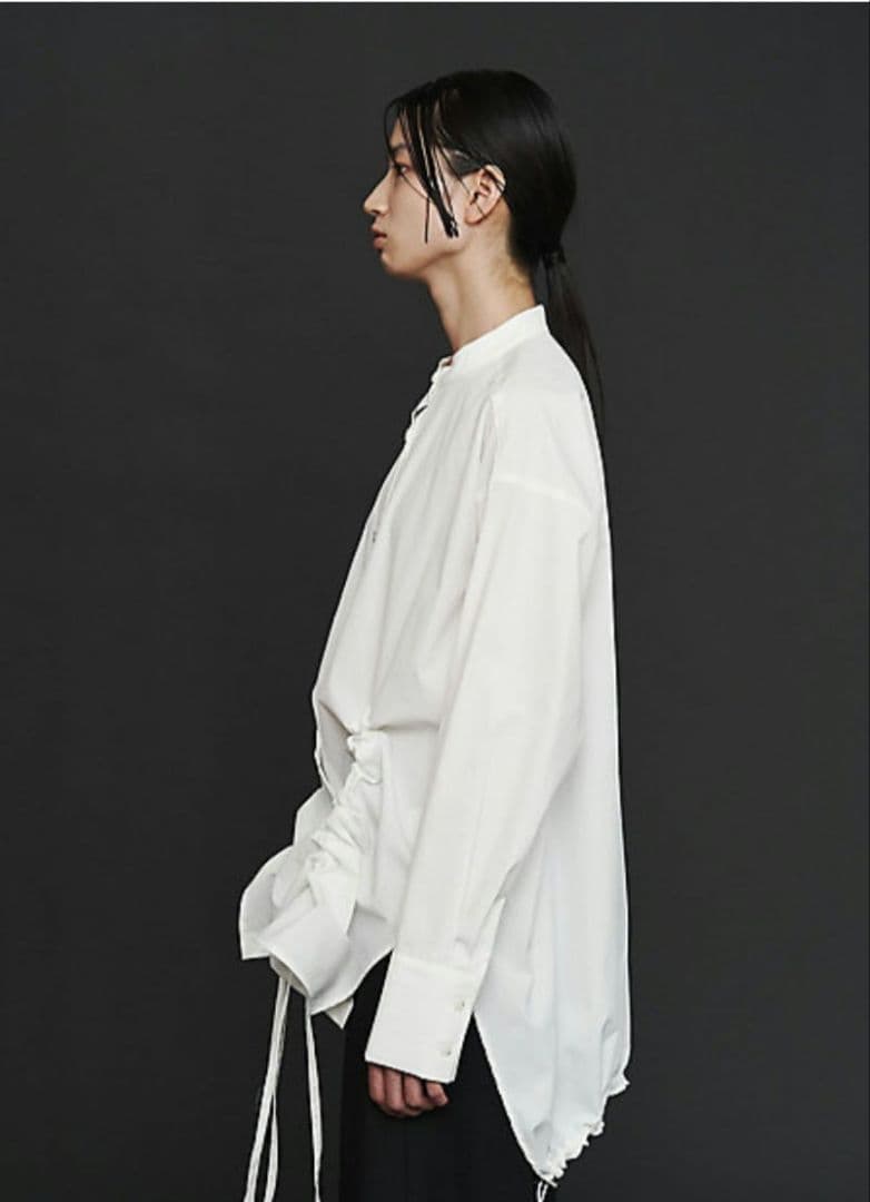 UN3D. HEM GATHER SH ホワイト