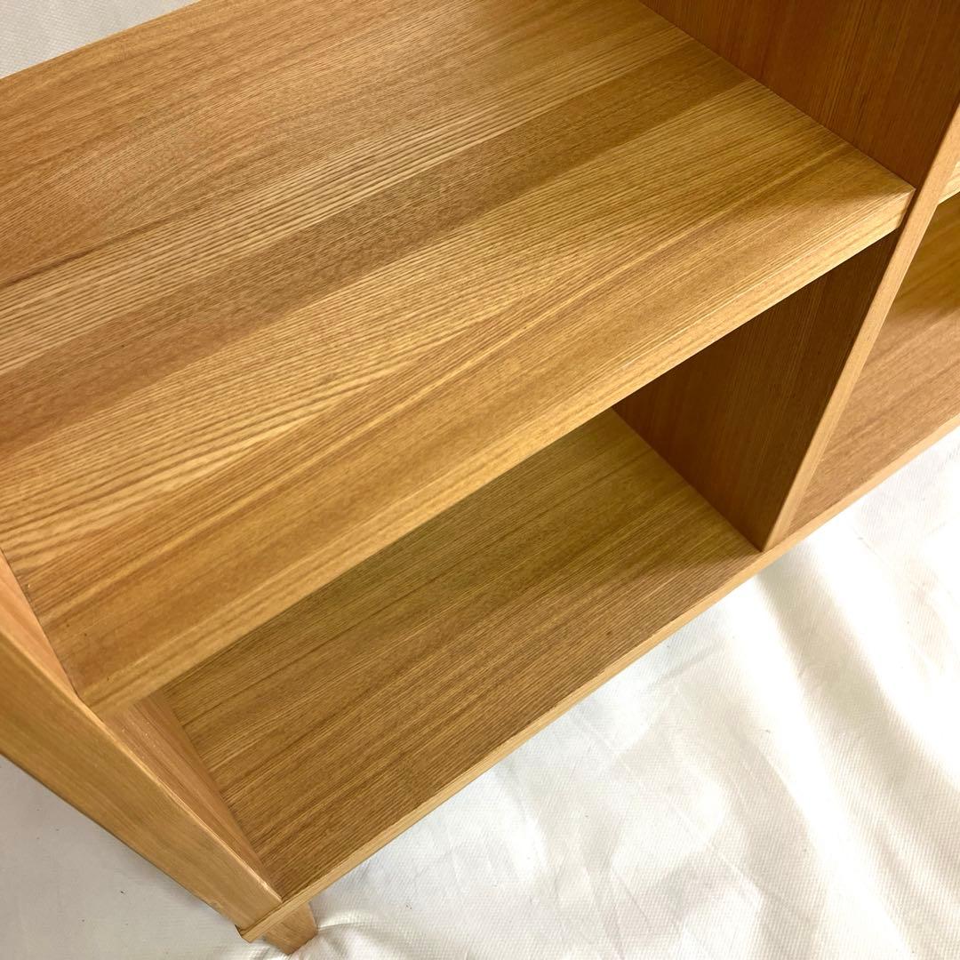 無印良品・MUJI・木製オープンラック 2列2段・横幅100cm