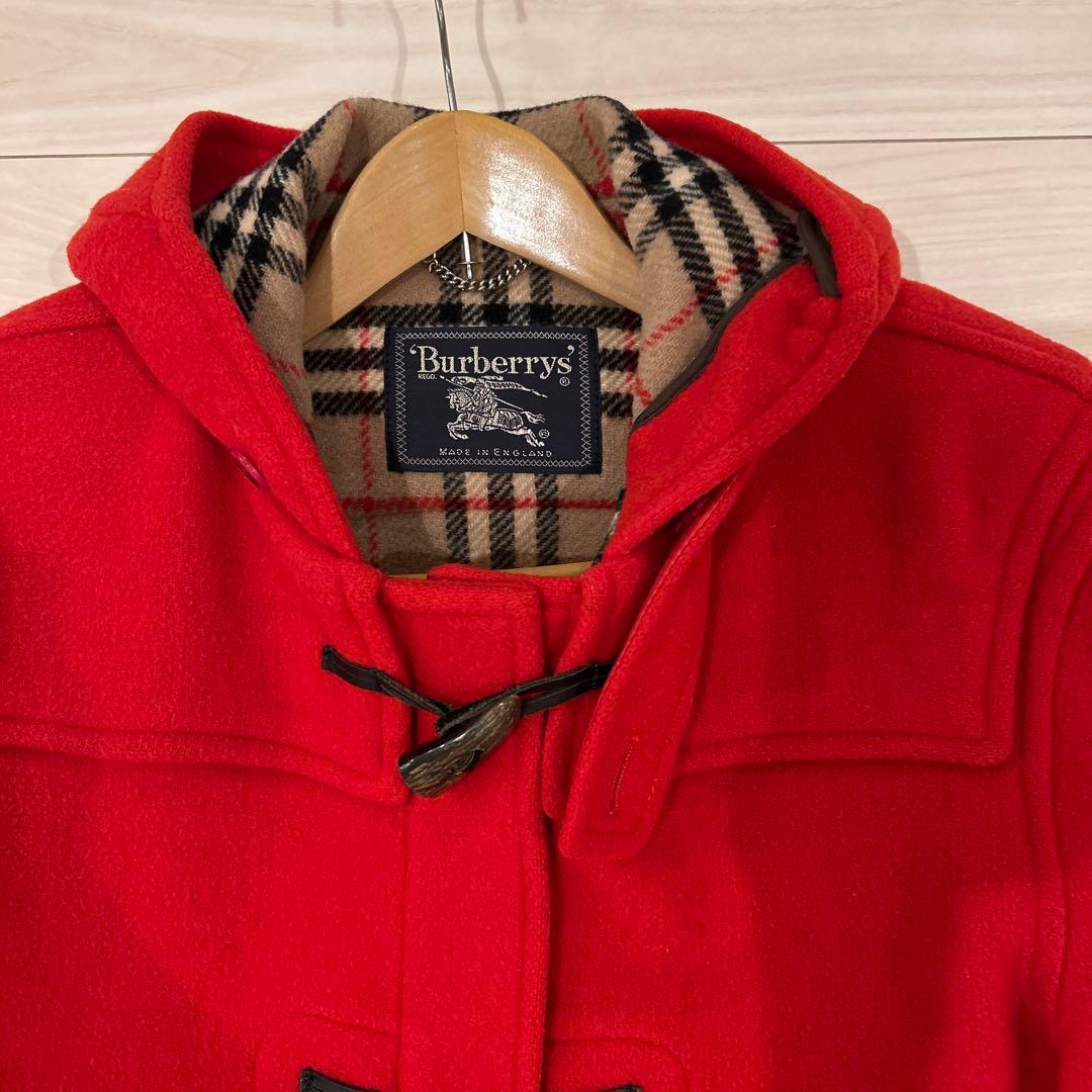 BURBERRY　ダッフルコート　ウール　英国製　ハーフ丈　L相当