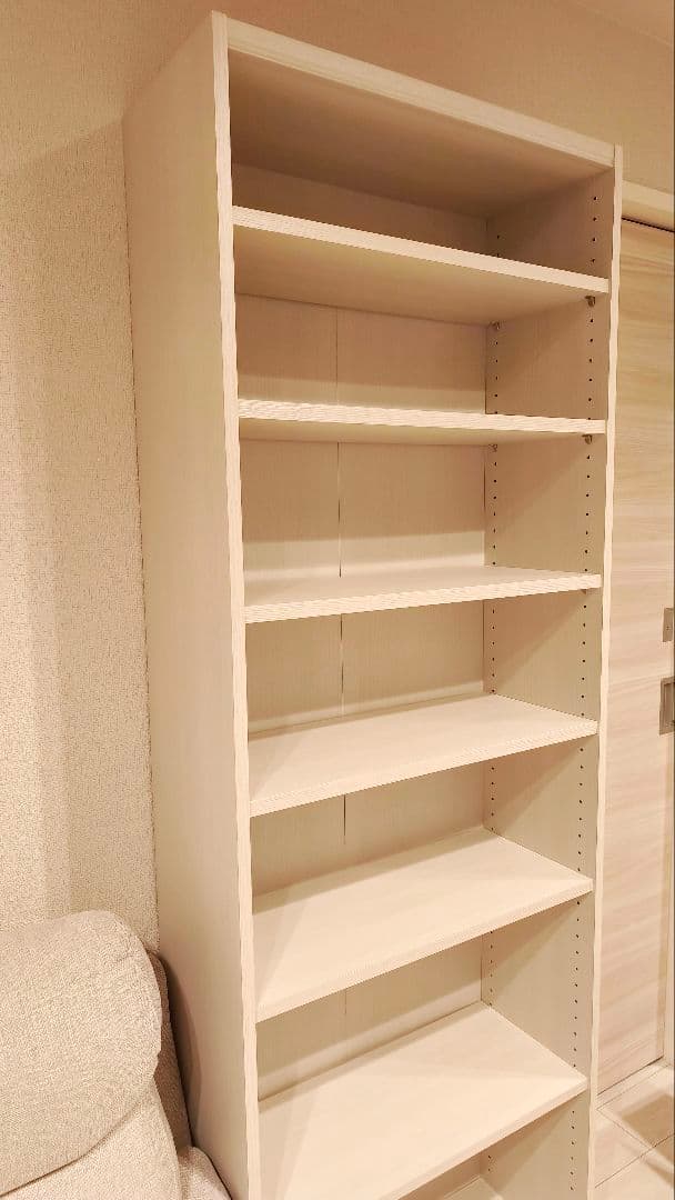 白井産業 木製 本棚 ラック ホワイト オーク