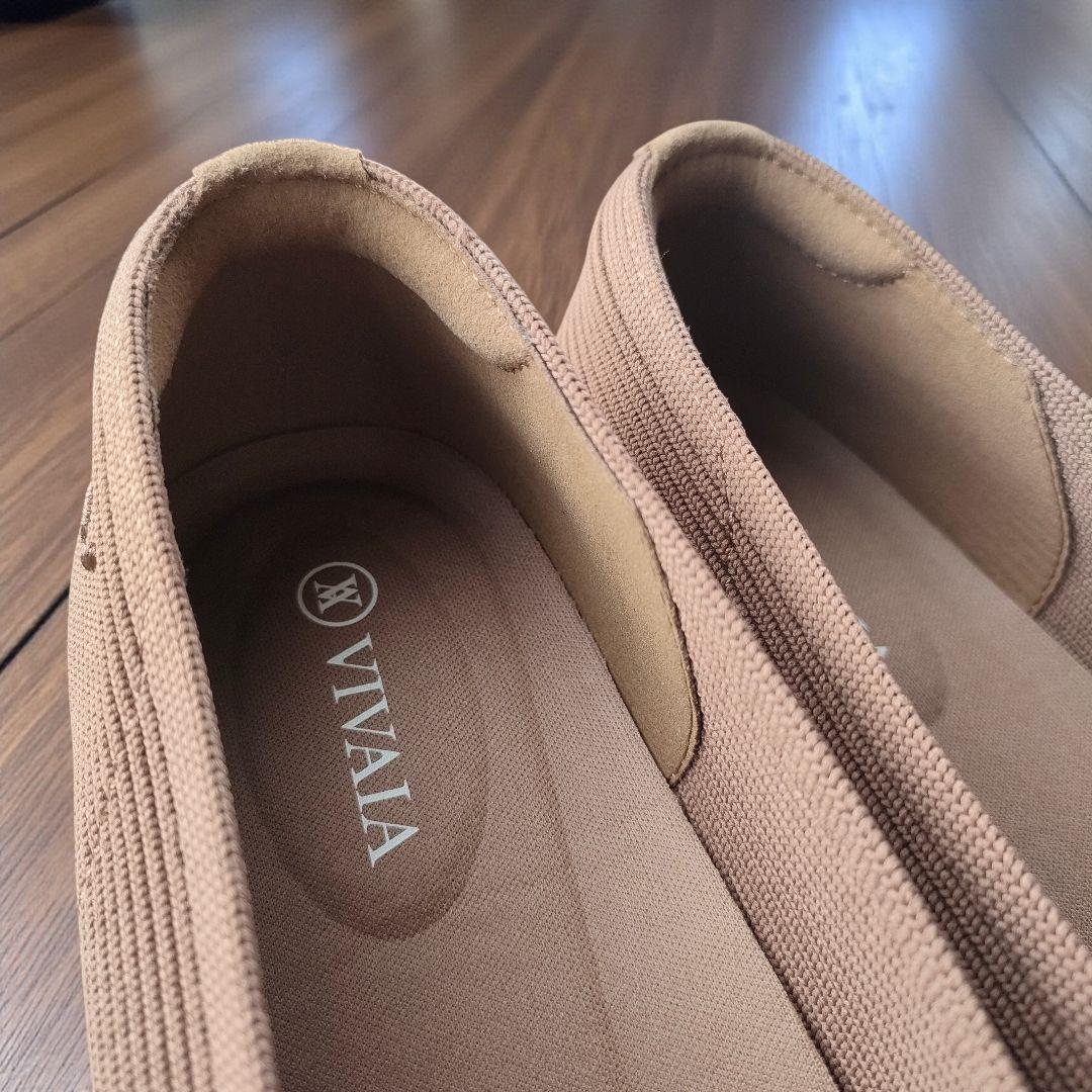 VIVAIA スクエアトゥフラットシューズ パンプス 39