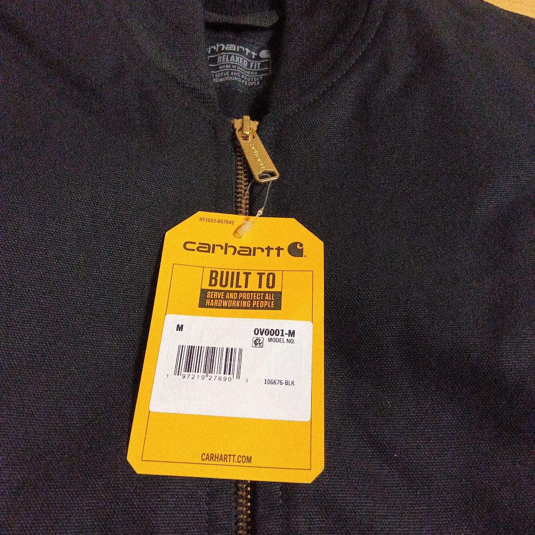カーハートCarharttダックベスト黒Mサイズ新品未使用