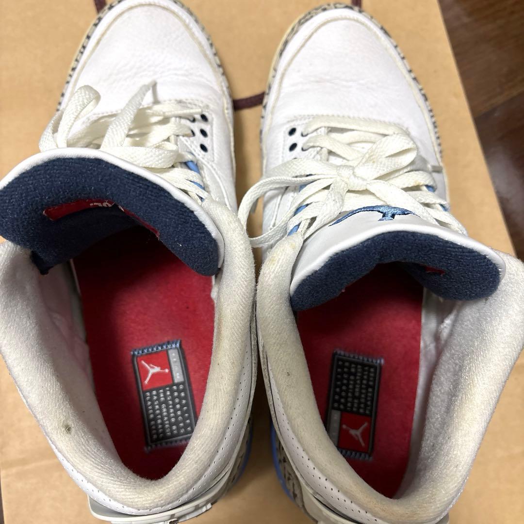 シューズ(男性用) Nike Air Jordan 3 Retro UNC 29.0