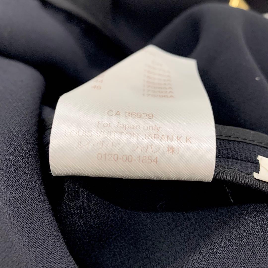 ヴィトン ワンピース ウール 半袖 ベルト ロゴ モノグラムフラワー ブラック