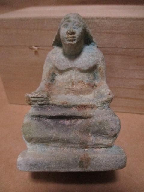 古代エジプト　ファラオの王子像　箱付き　S15-2