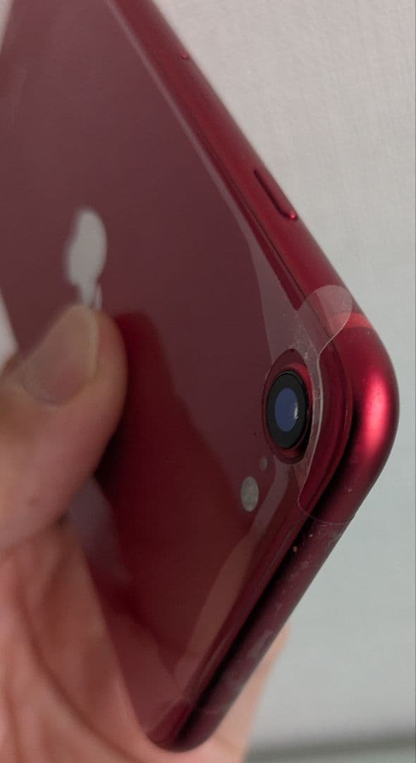 iPhone SE2 RED 64GB 美品 バッテリー81% 未使用付属品完備