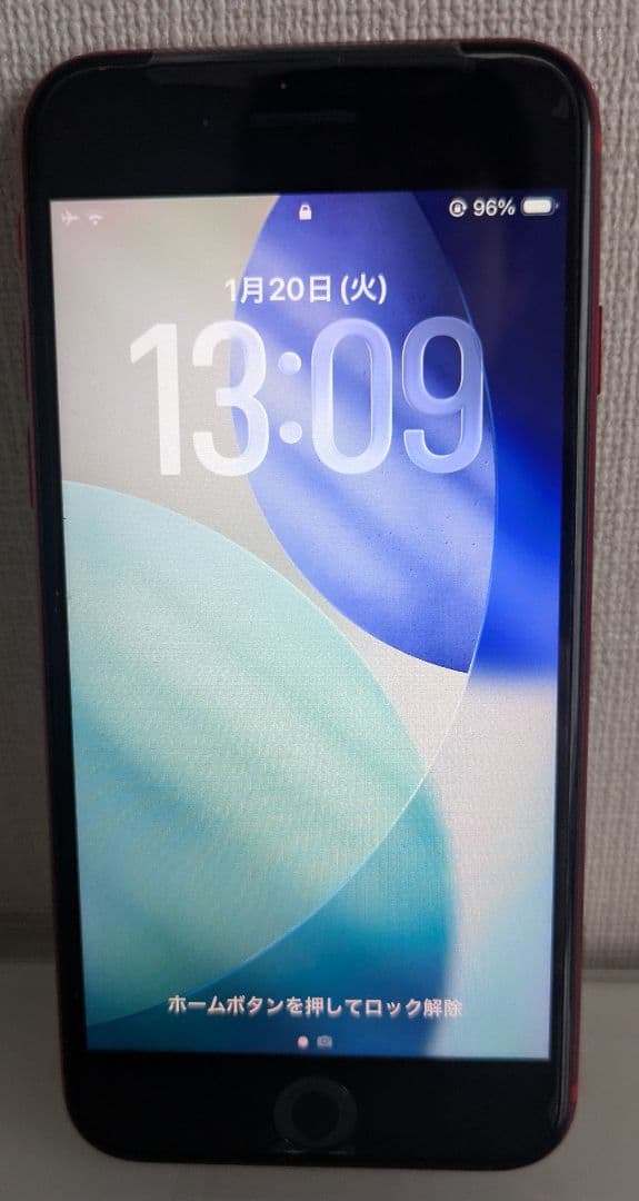 iPhone SE2 RED 64GB 美品 バッテリー81% 未使用付属品完備