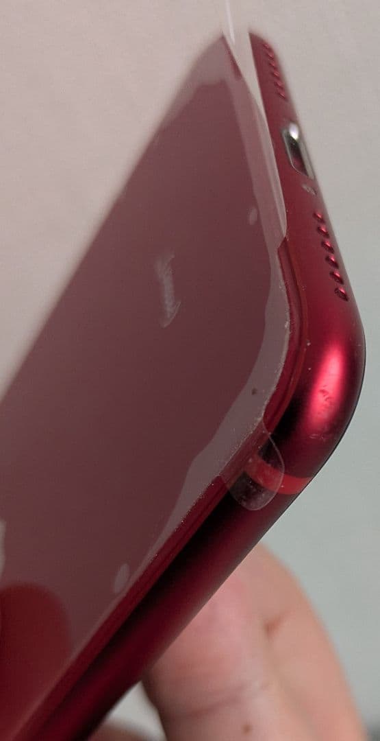 iPhone SE2 RED 64GB 美品 バッテリー81% 未使用付属品完備