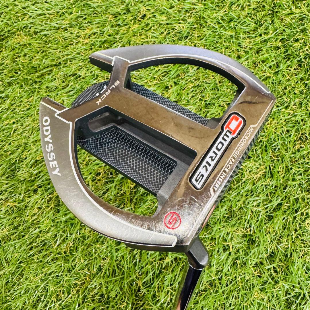 ODYSSEY O WORKS BLACK 2-BALL FANG S パター