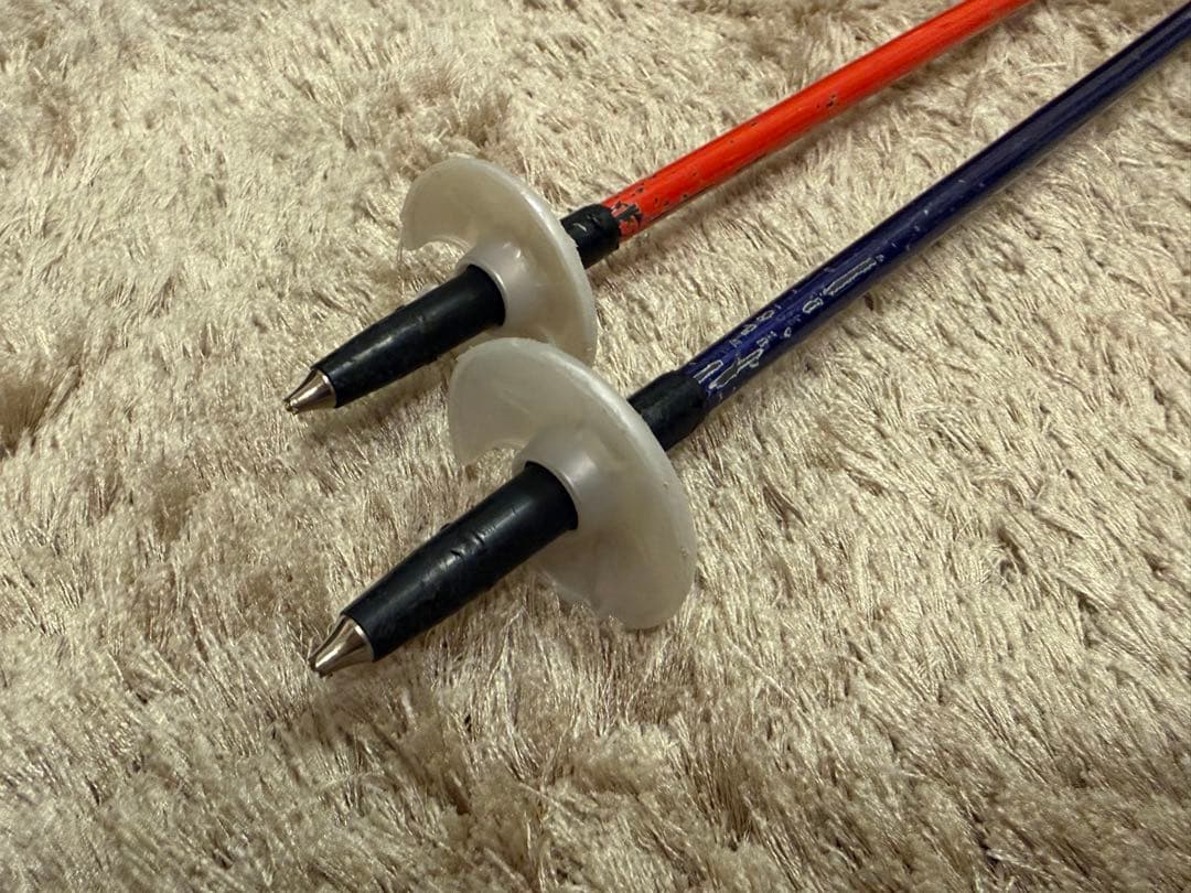 オガサカチーム限定　スキーストック　伸縮　95-120センチ　サイズ調整式