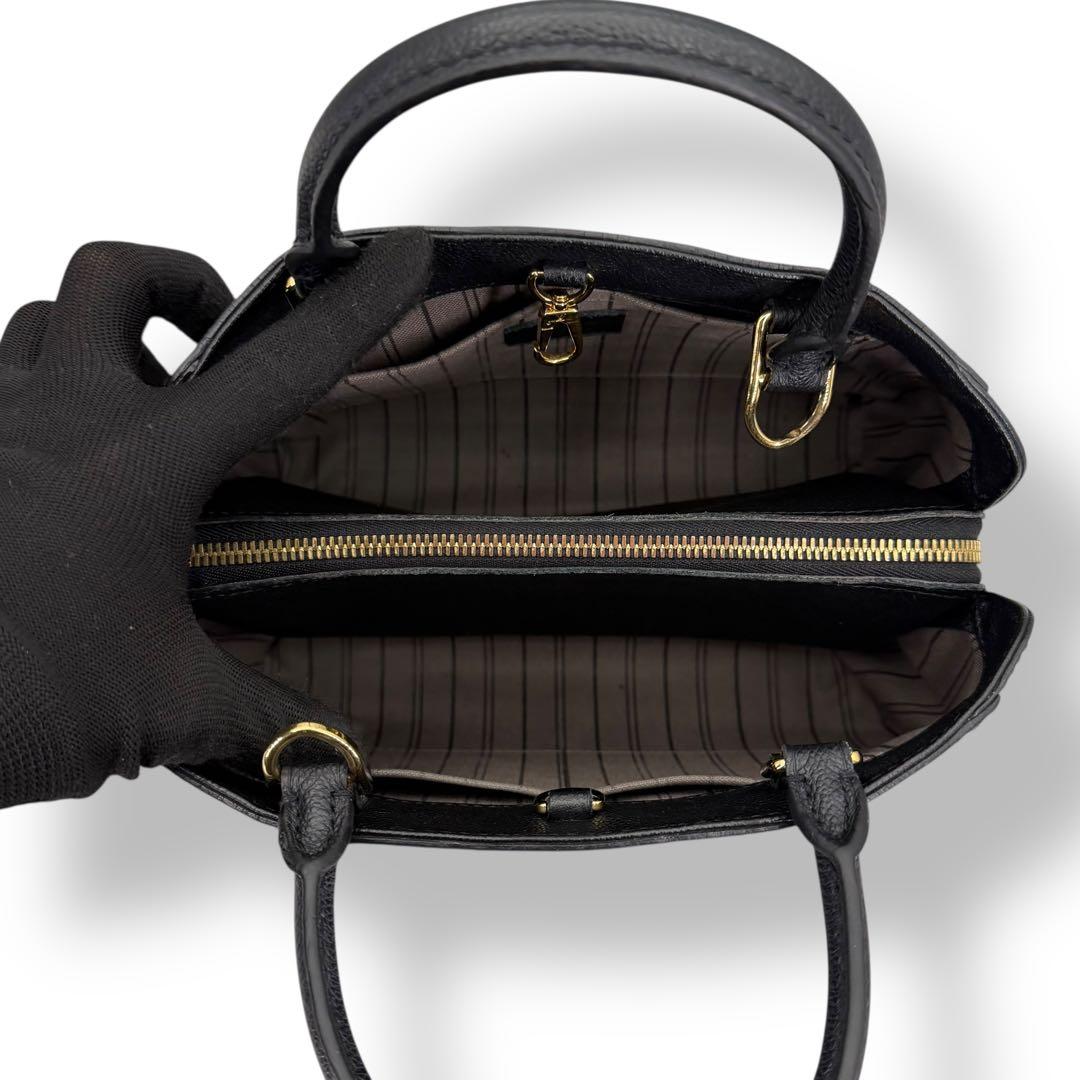 未使用級　ルイヴィトン　モノグラム　アンプラント　モンテーニュBB ハンドバッグ