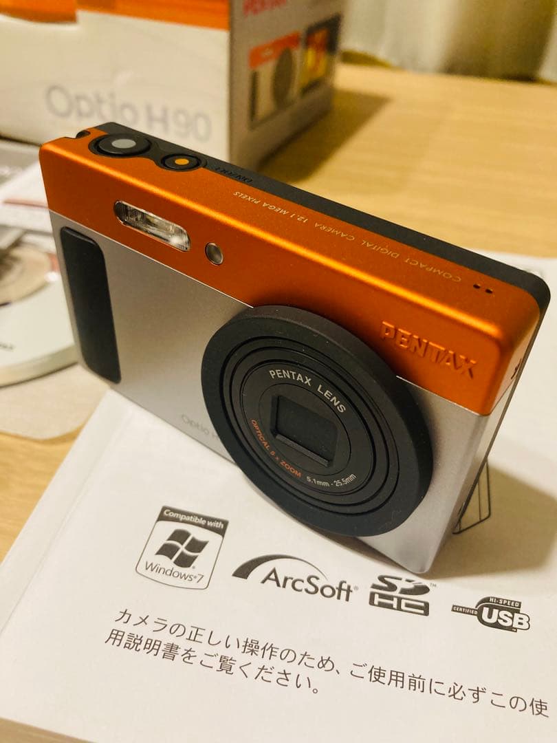 貴重★PENTAX Optio H90 デジタルカメラ デジカメ　ほぼ未使用‼️