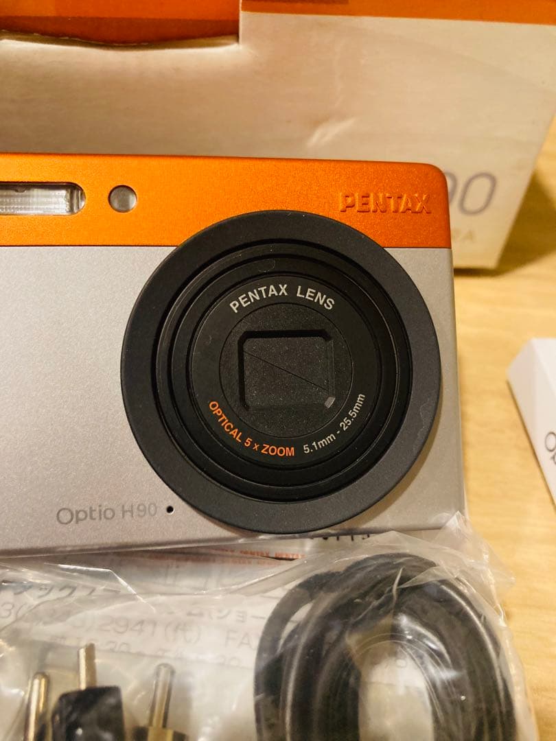貴重★PENTAX Optio H90 デジタルカメラ デジカメ　ほぼ未使用‼️