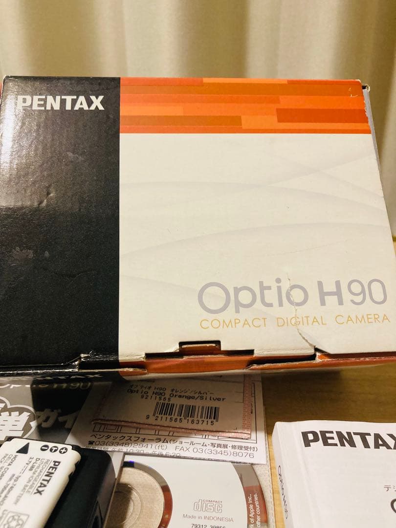 貴重★PENTAX Optio H90 デジタルカメラ デジカメ　ほぼ未使用‼️