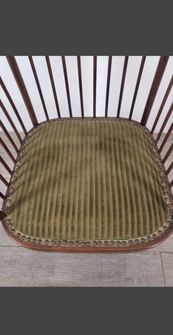 フランス アンティーク 1920年代 ウッドチェアー　フランクロイド風