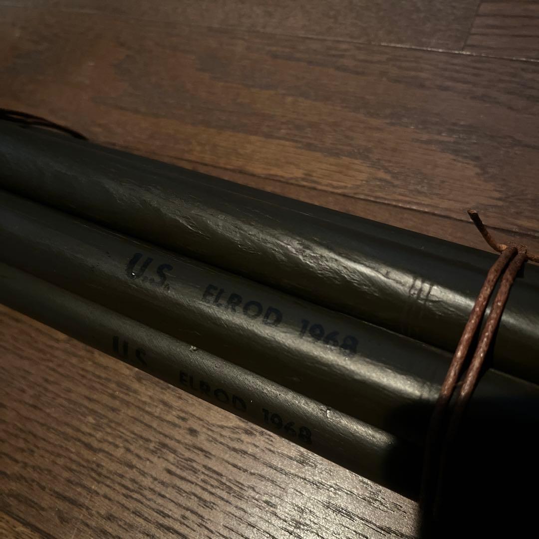 us 軍幕ポール　1968年製　8本