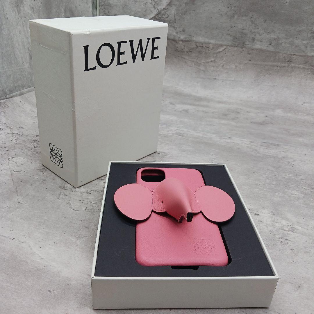 ✨未使用級✨ ロエベ iPhone 11 エレファント スマホケース ピンク