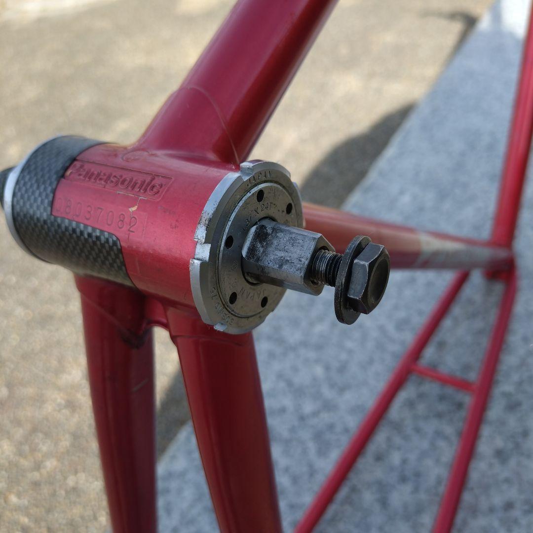 大きめ！Panasonic 競輪　NJS認定 フレーム レッド