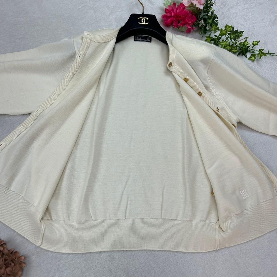 K940 新品未使用 L ダックスロンドン ロゴ刺繍 アンサンブル レディース