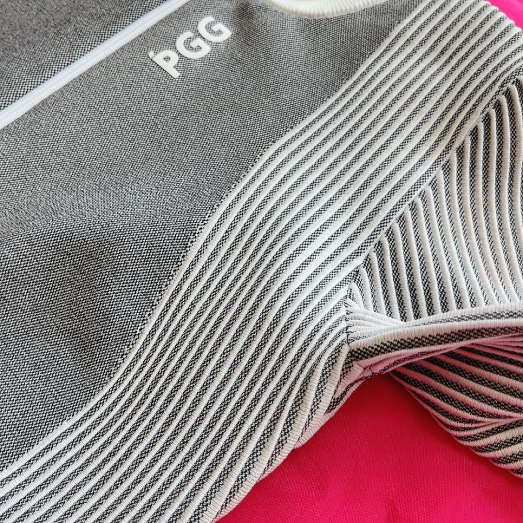 美品　PGG　パーリーゲイツ　近年　セットアップ　ジャケット　ストライプ