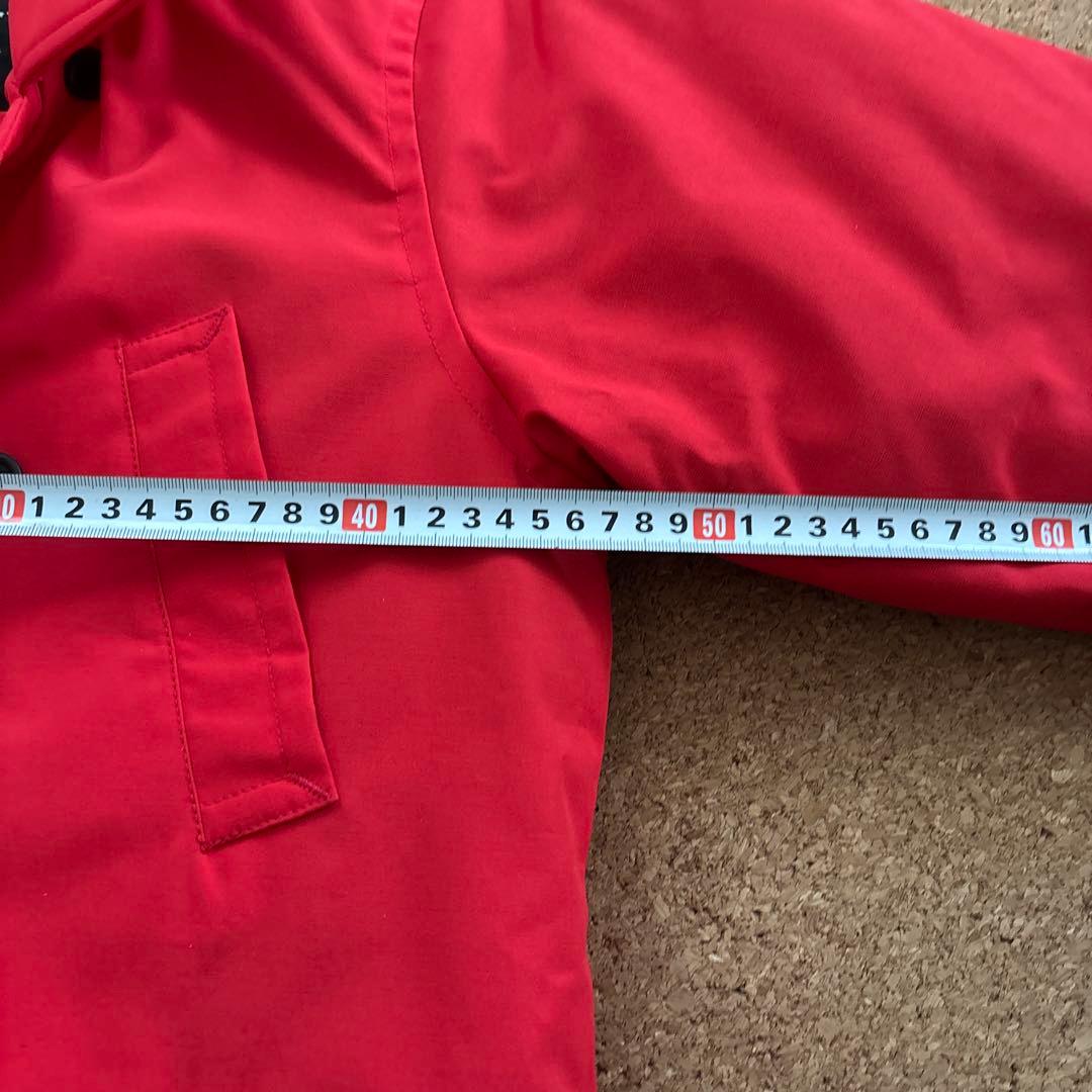 美品  赤 XS/TP ダウン ピーコート　カナダグース