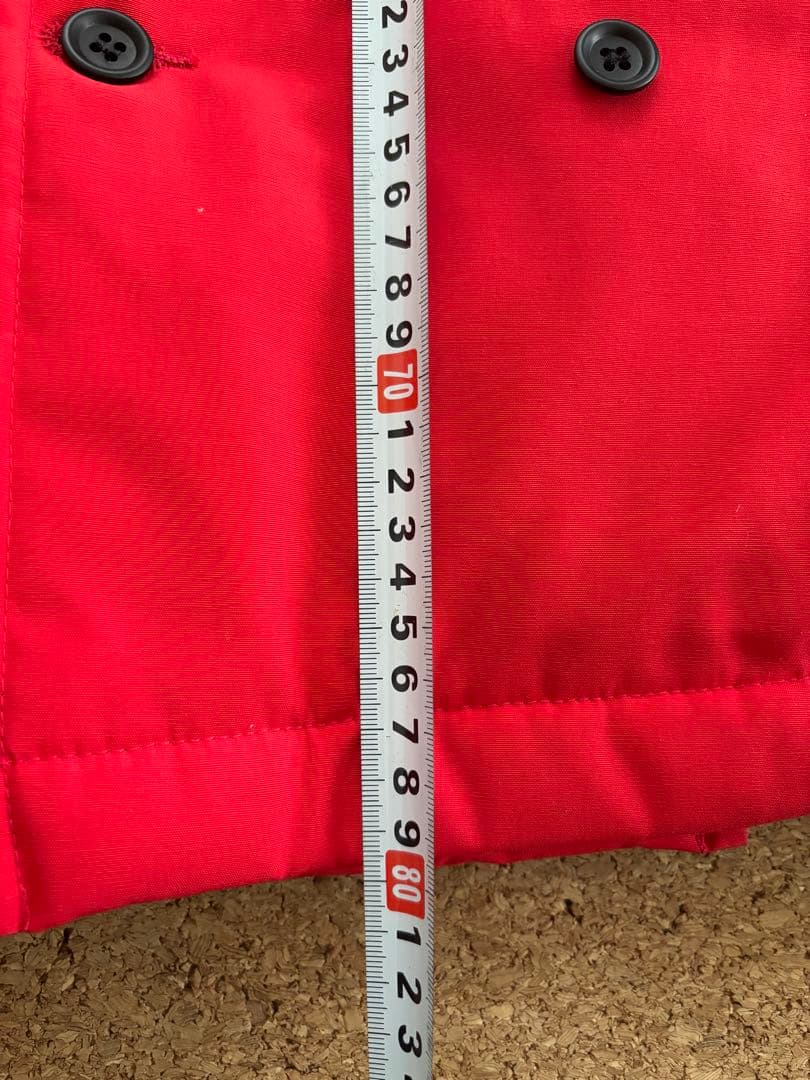 美品  赤 XS/TP ダウン ピーコート　カナダグース