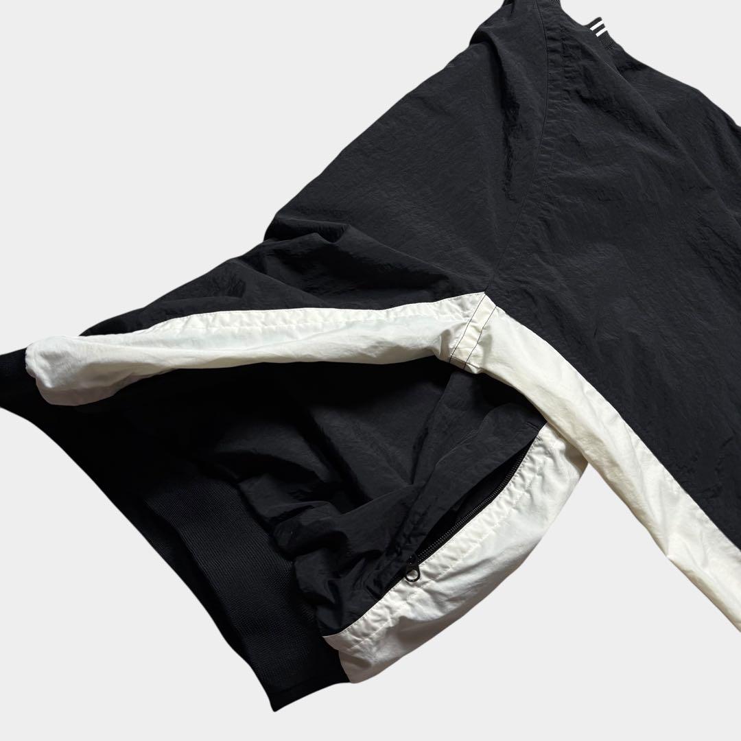 (美品)90s NIKE ナイキ 銀タグ ナイロンプルオーバー ジャケット 丸首