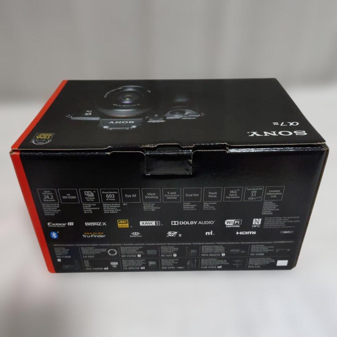 SONY α7 III ズームレンズキット ミラーレスカメラ