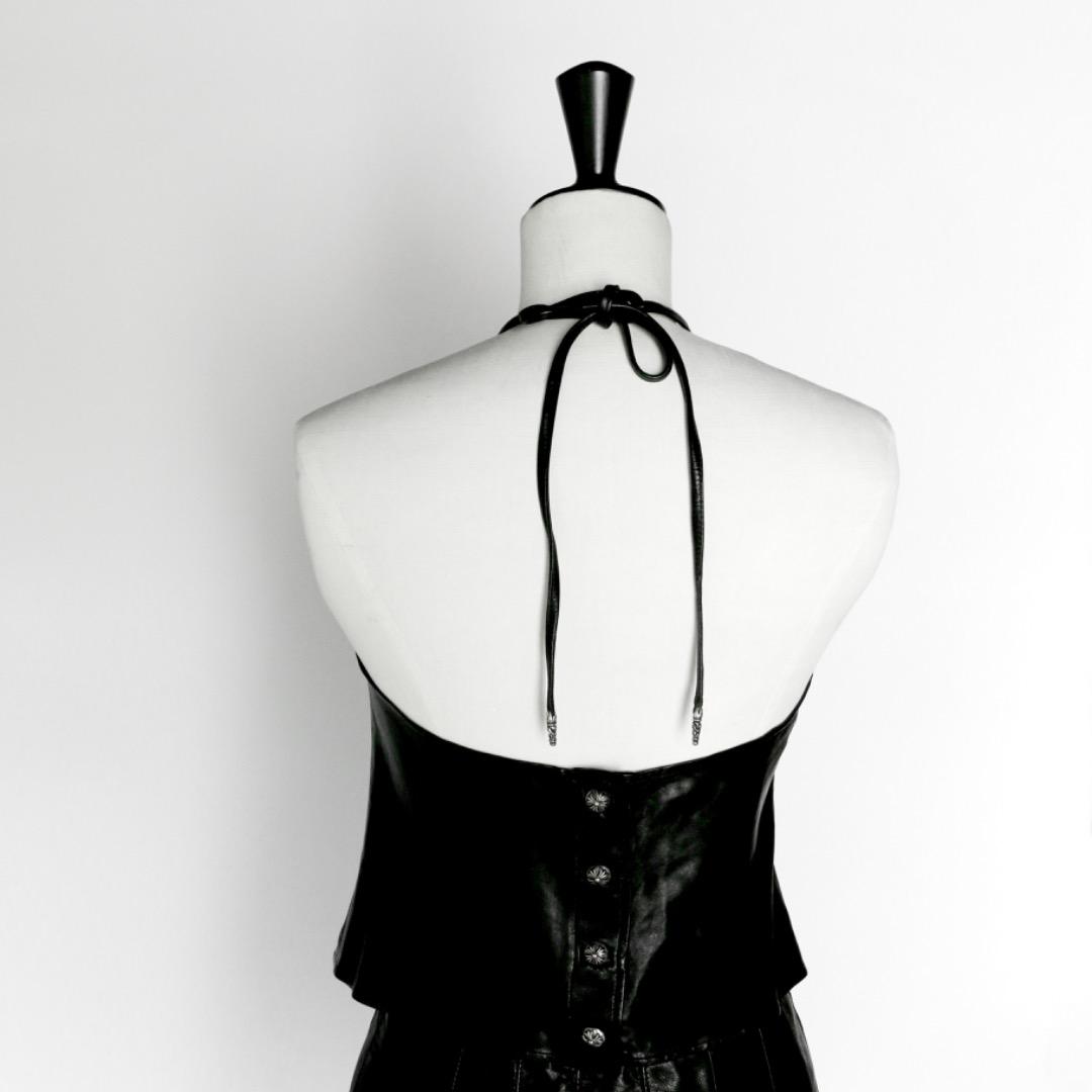 CHROME HEARTS クロムハーツ スクロール チップ ホルター トップ