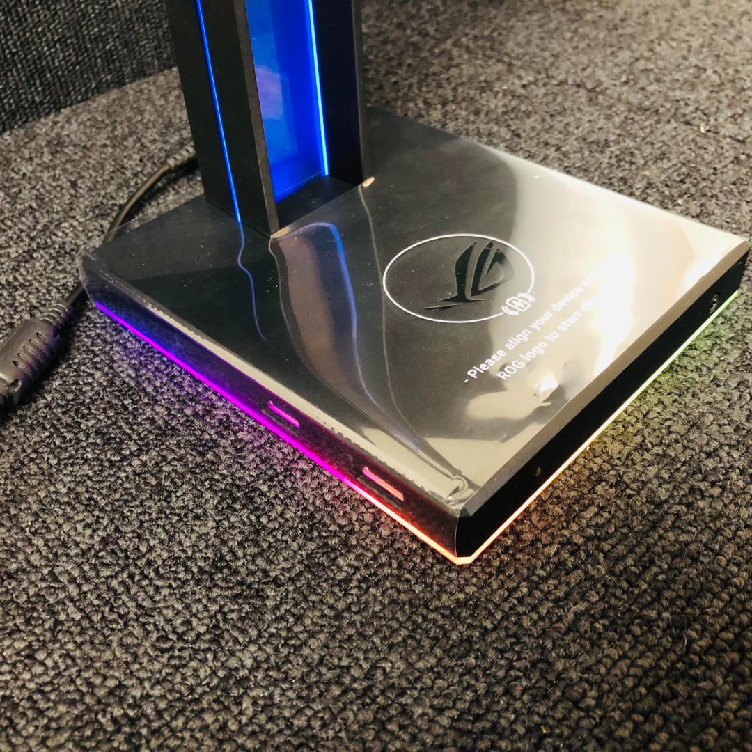 【送料無料】ASUS ROG Throne Qi ヘッドセットスタンド